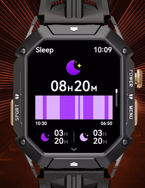 Išmanusis laikrodis vyriškas CUBOT X1 AMOLED su skambučiais, tvirtas, atsparus vandeniui