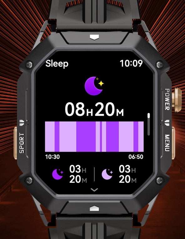 Išmanusis laikrodis vyriškas CUBOT X1 AMOLED su skambučiais, tvirtas, atsparus vandeniui