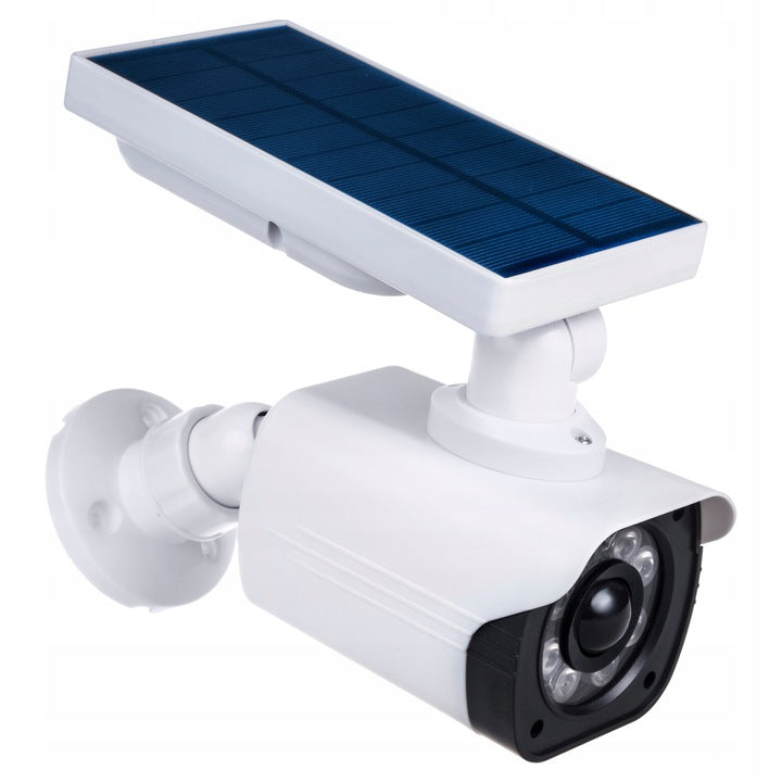 Saulės energija varoma kameros atrakpa su mirksinčia LED ir judesio jutikliu