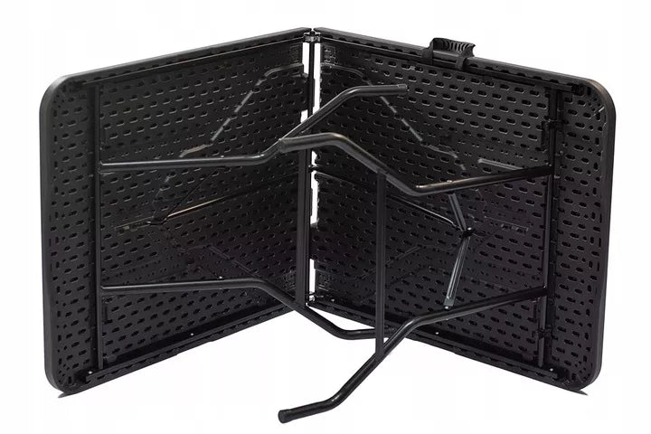 Sodo stalas sulankstomas išskleidžiamas catering banketinis 200x90cm, lagaminas