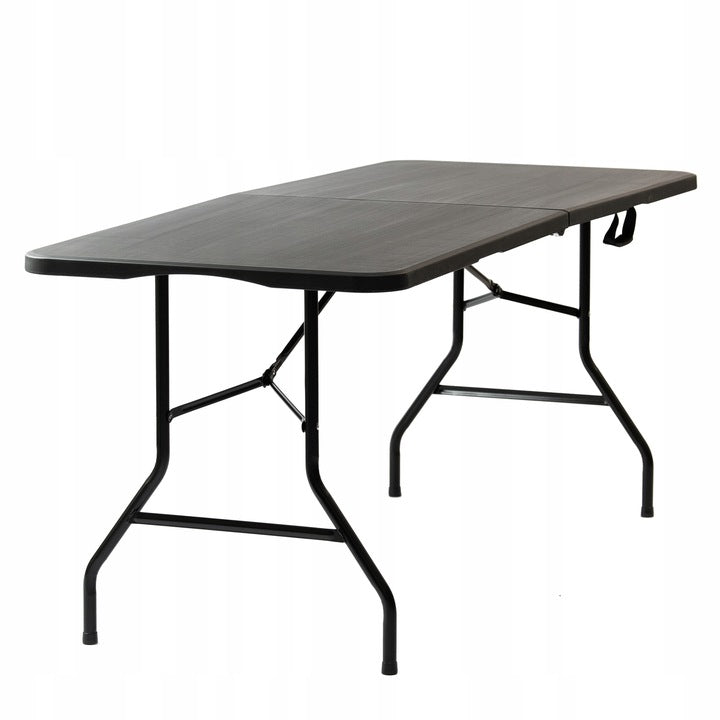 Sodo stalas sulankstomas išskleidžiamas catering banketinis 200x90cm, lagaminas