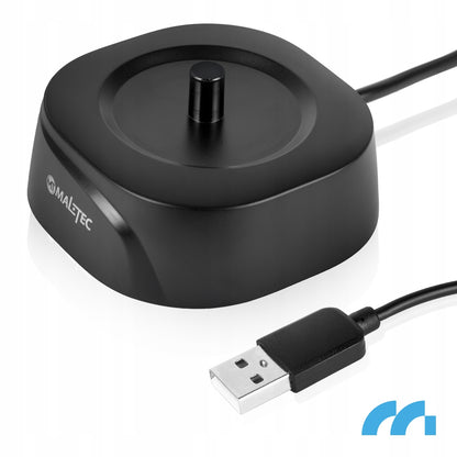 Elektrinis sonic dantų šepetėlis, atsparus vandeniui, su 6 antgaliais ir dėklu.