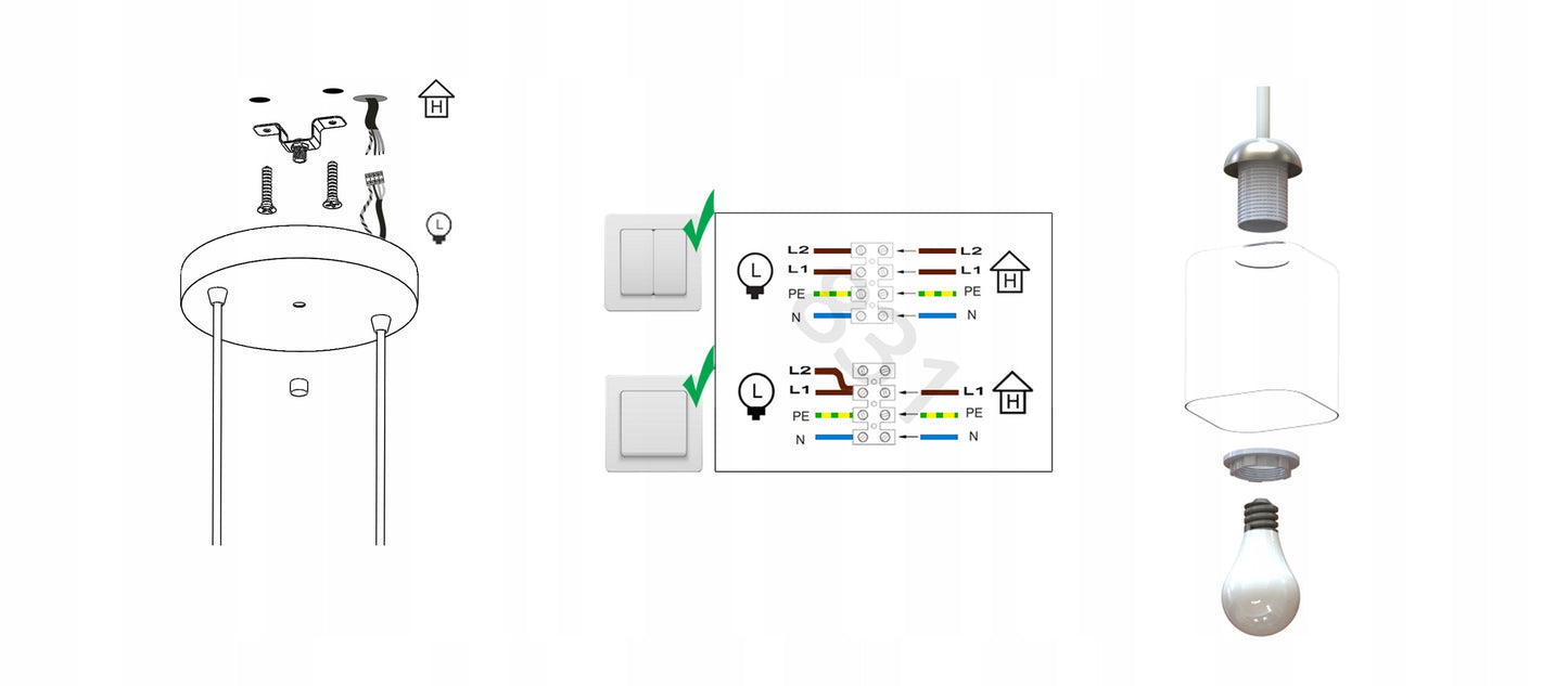 Stiklinė pakabinama lubinė LED šviestuvo tipo liustra