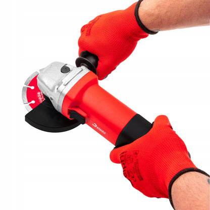 Kampinis šlifuoklis DIAX 1500W 125mm su reguliavimu + diskeliai