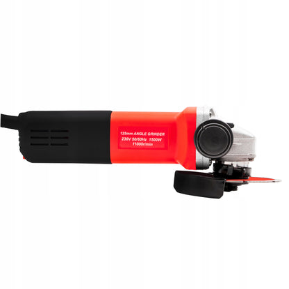 Kampinis šlifuoklis DIAX 1500W 125mm su reguliavimu + diskeliai