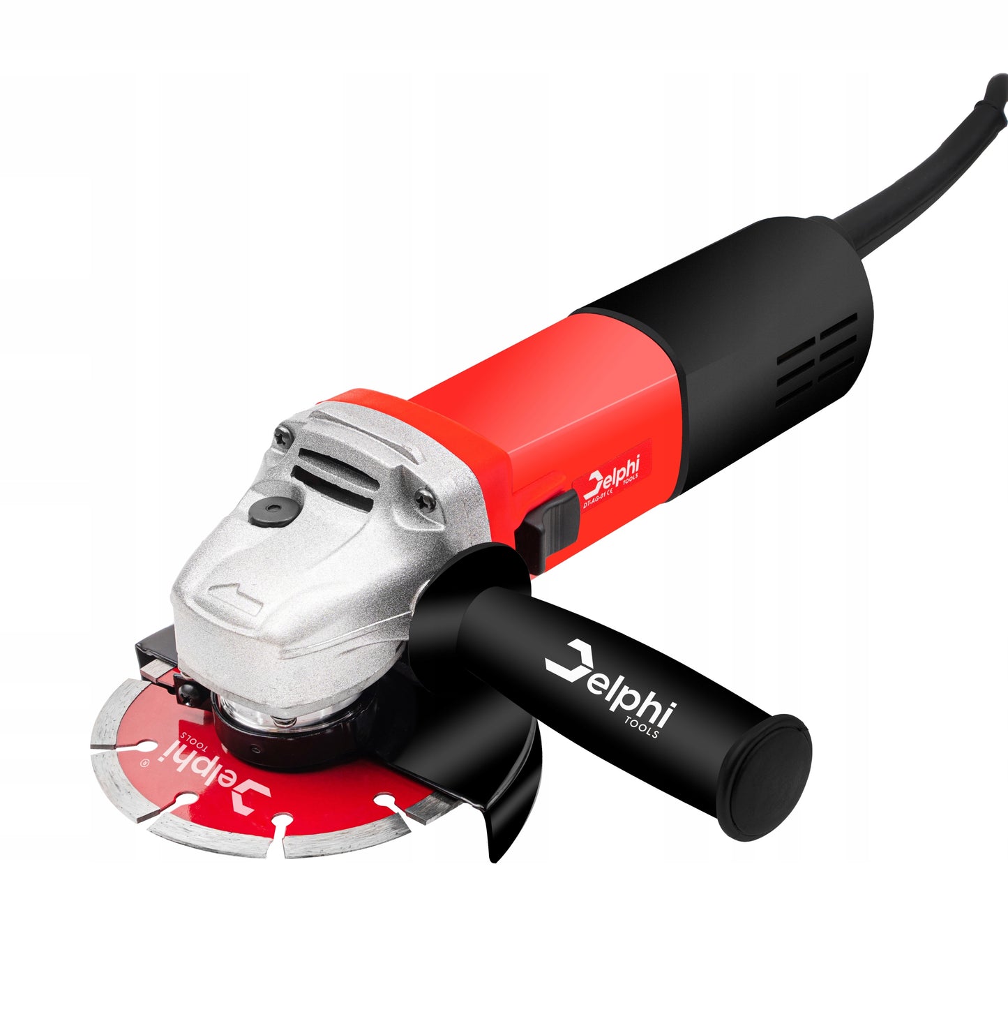 Kampinis šlifuoklis DIAX 1500W 125mm su reguliavimu + diskeliai