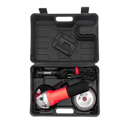 Kampinis šlifuoklis DIAX 1500W 125mm su reguliavimu + diskeliai