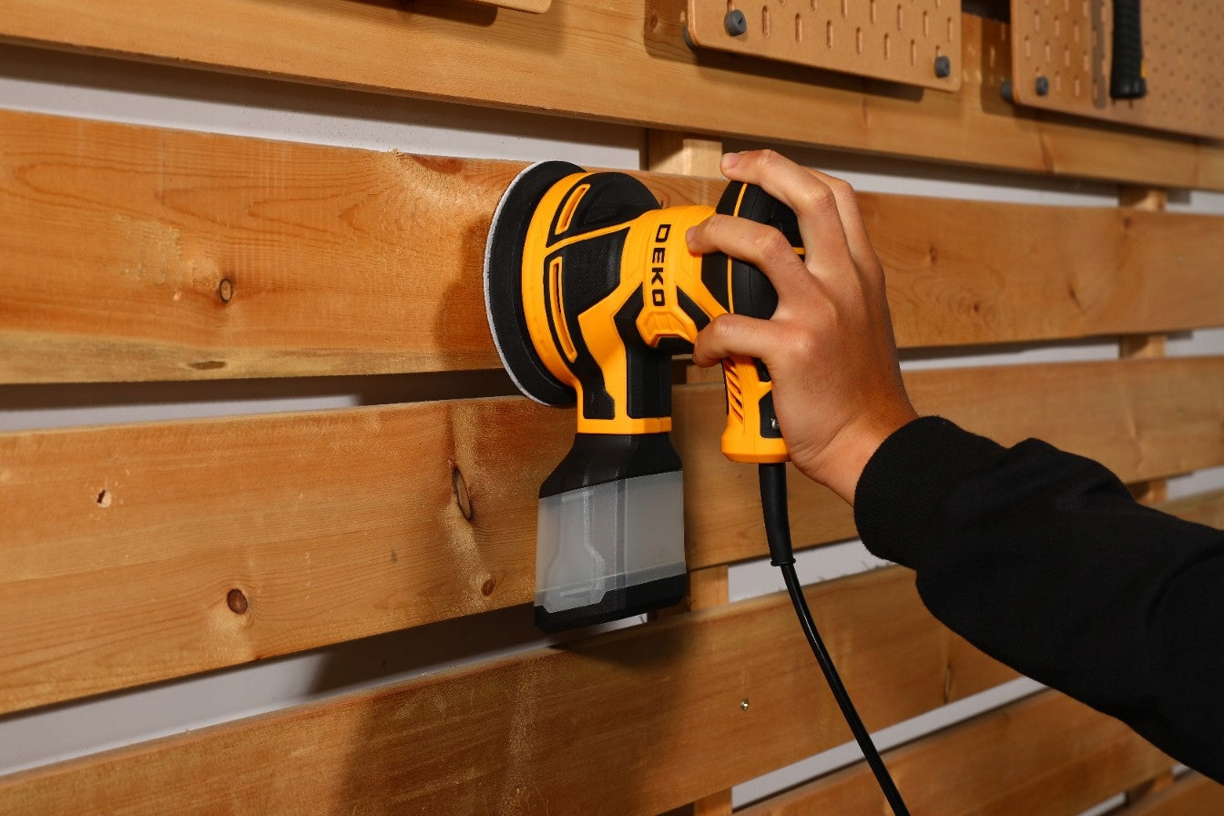 ELEKTRINIS EKSbigveeINIS ŠLIFUOKLIS 125 MM 16x ŠLIAVIMO DISKELIAI