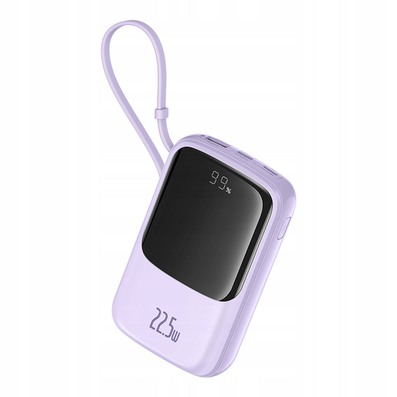 BASEUS GREITAS POWERBANK 10000 mAh 22,5W USB-C USB-A, ĮTAIŠYTAS USB-C KABELIS