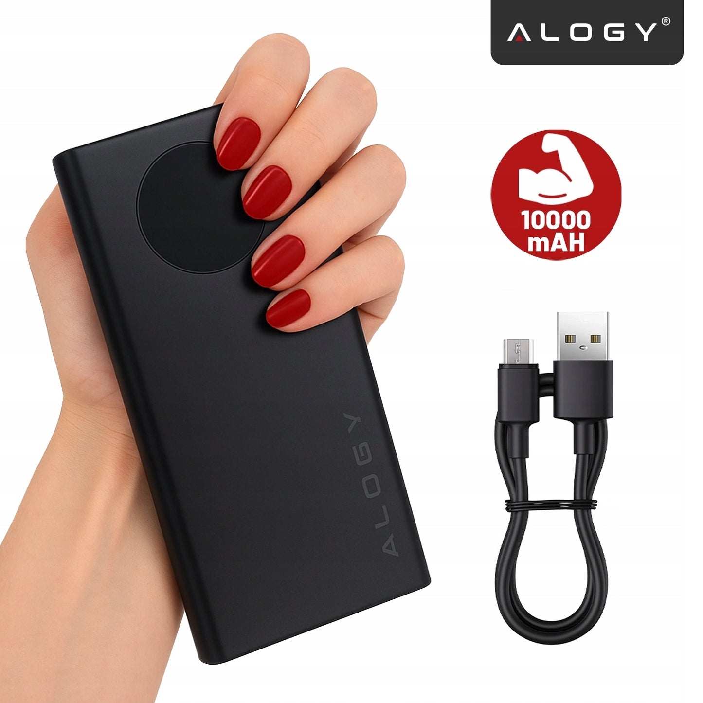 GREITAS POWERBANK 10000 mAh 120W QC PD USB C POWER BANK GALINGAS KELIONINIS