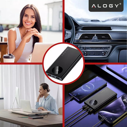 GREITAS POWERBANK 10000 mAh 120W QC PD USB C POWER BANK GALINGAS KELIONINIS