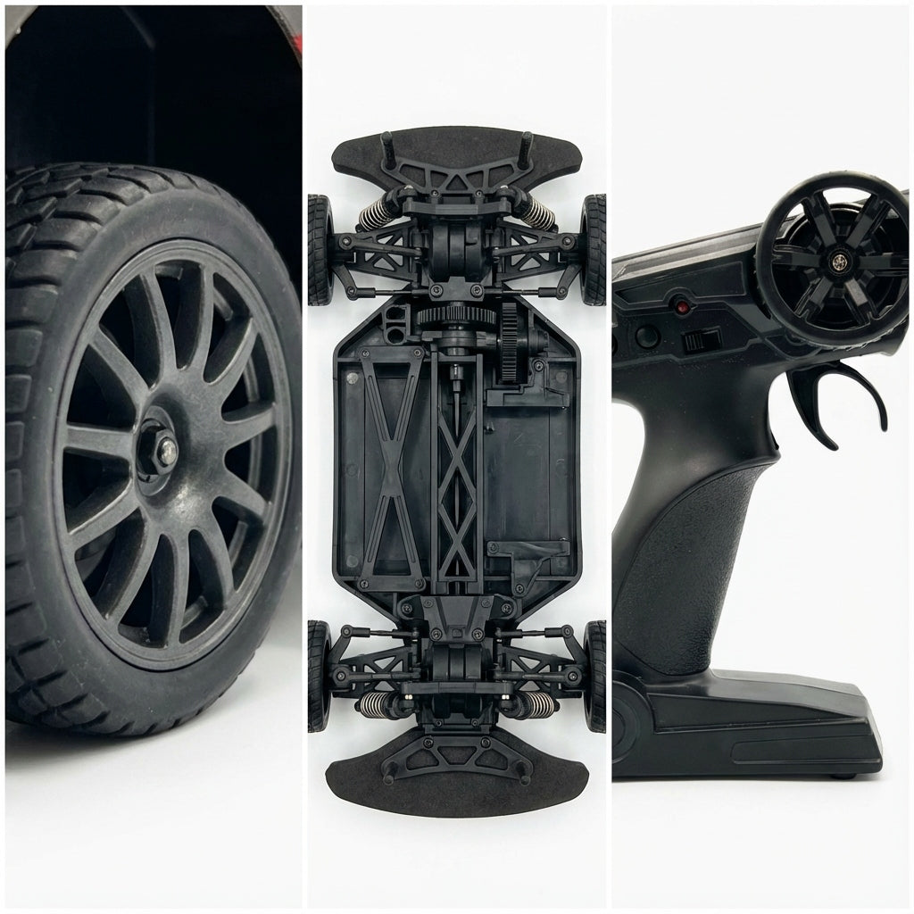 RC Drift automobilis Sraigtasparnis su vairalazdžiu Driftui skirtas