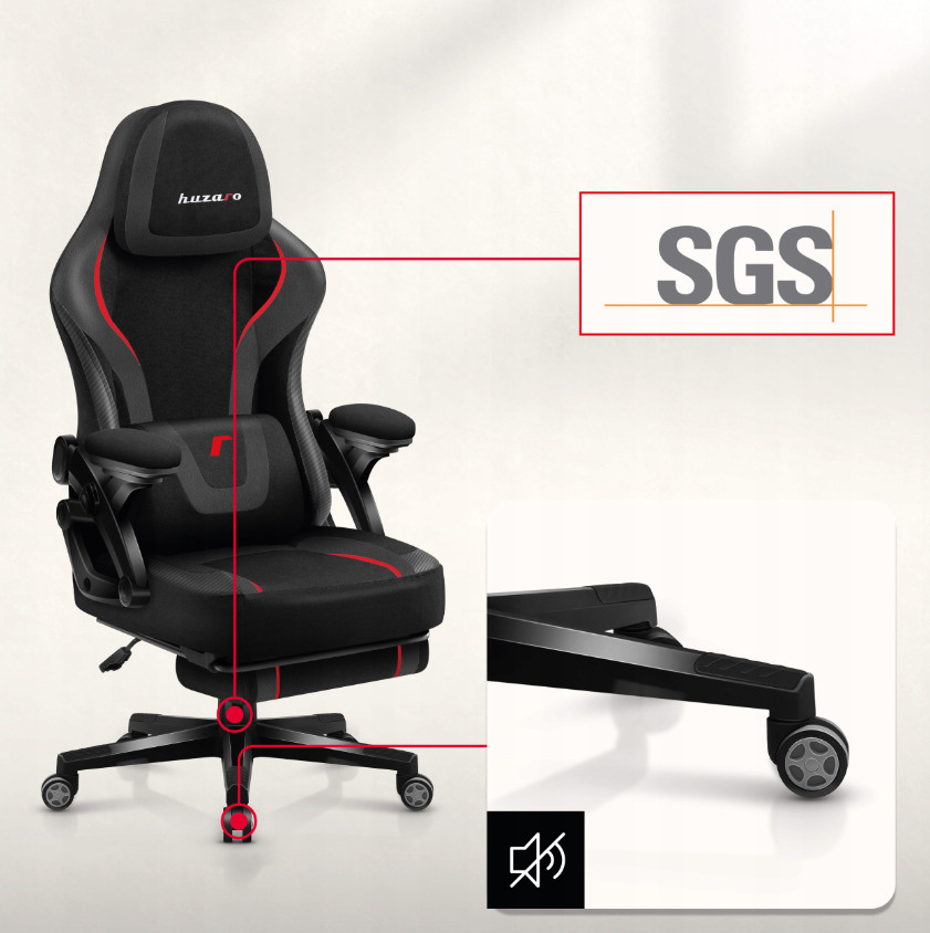 Žaidimų kėdė "Huzaro Force 4.6 Carbon"