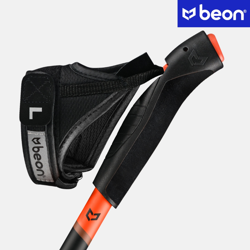 Beon NX2 – reguliuojamos ir sulankstomos Nordic Walking lazdos (61–135 cm)