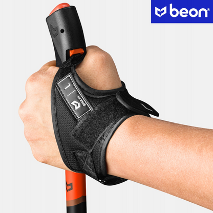 Beon NX2 – reguliuojamos ir sulankstomos Nordic Walking lazdos (61–135 cm)