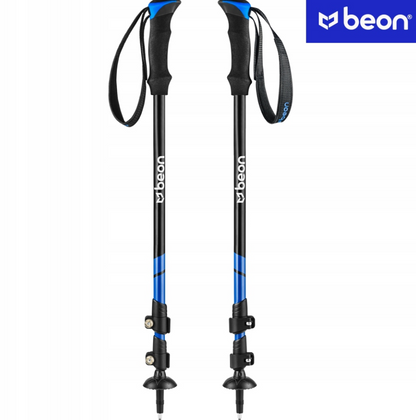 Nordic Walking lazdos 61–135 cm – kompaktinės ir tvirtos
