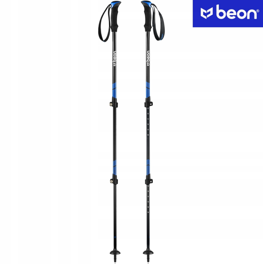 Nordic Walking lazdos 61–135 cm – kompaktinės ir tvirtos