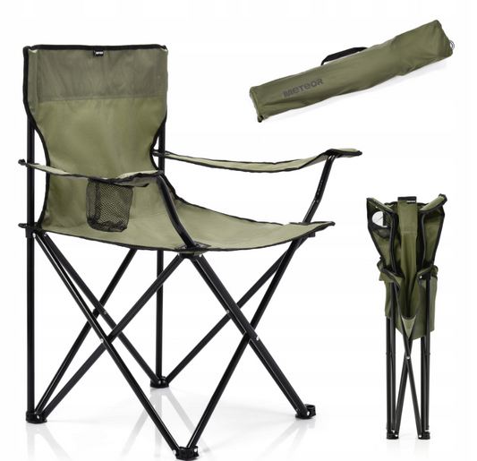 Sulankstoma turistinė kėdė su atlošu "Meteor Quay"