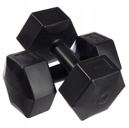 DrFit juodi hanteliai 2x6kg – efektyvus sprendimas treniruotėms