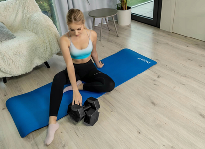 DrFit juodi hanteliai 2x6kg – efektyvus sprendimas treniruotėms