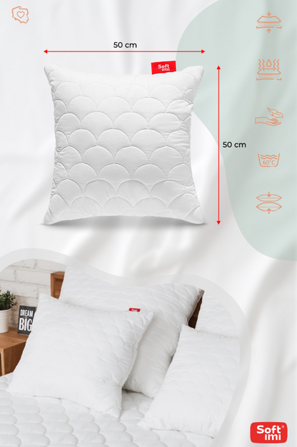 "Softimi" – antialerginės pagalvės 50×50 cm 2vnt komplektas
