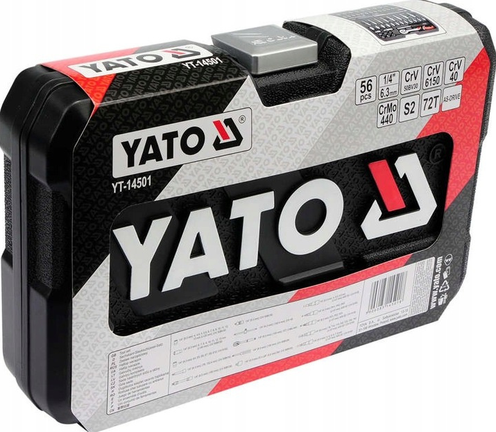 "Yato" įrankių komplektas (56 dalys)
