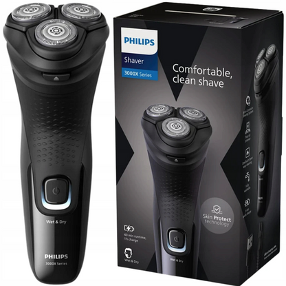 Philips X3021 – laisvai nešiojamas elektrinis skustuvas