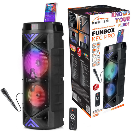 Nešiojama karaoke kolonėlė Media-Tech KEG PRO