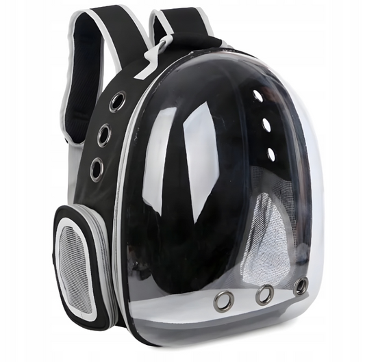 Skaidri kuprinė - transportavimo krepšys gyvūnui