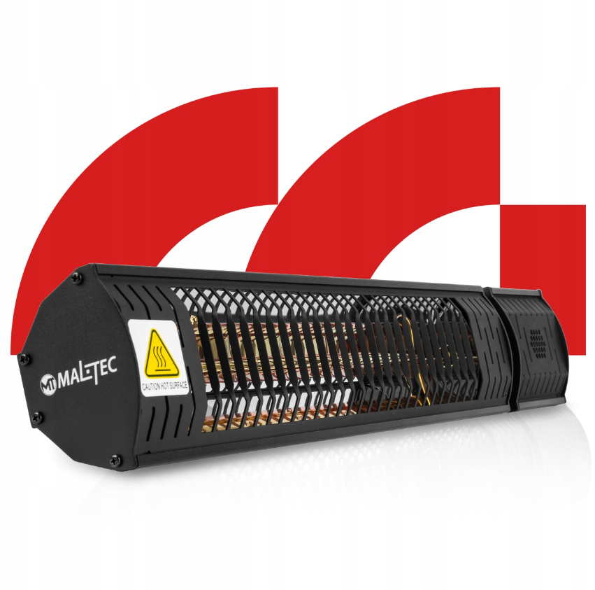 Sieninis infraraudonųjų spindulių šildytuvas "Maltec" 2000W