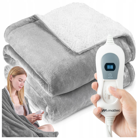 Didelis elektrinis šildomas pledas (180× 130cm)