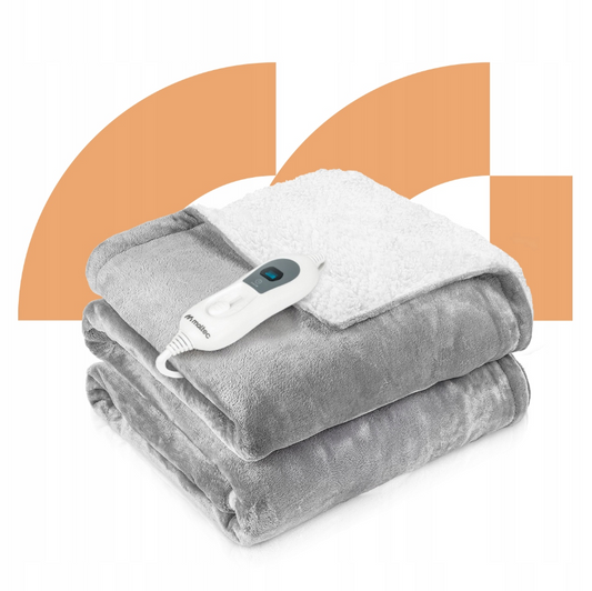 Didelis elektrinis šildomas pledas (180× 130cm)
