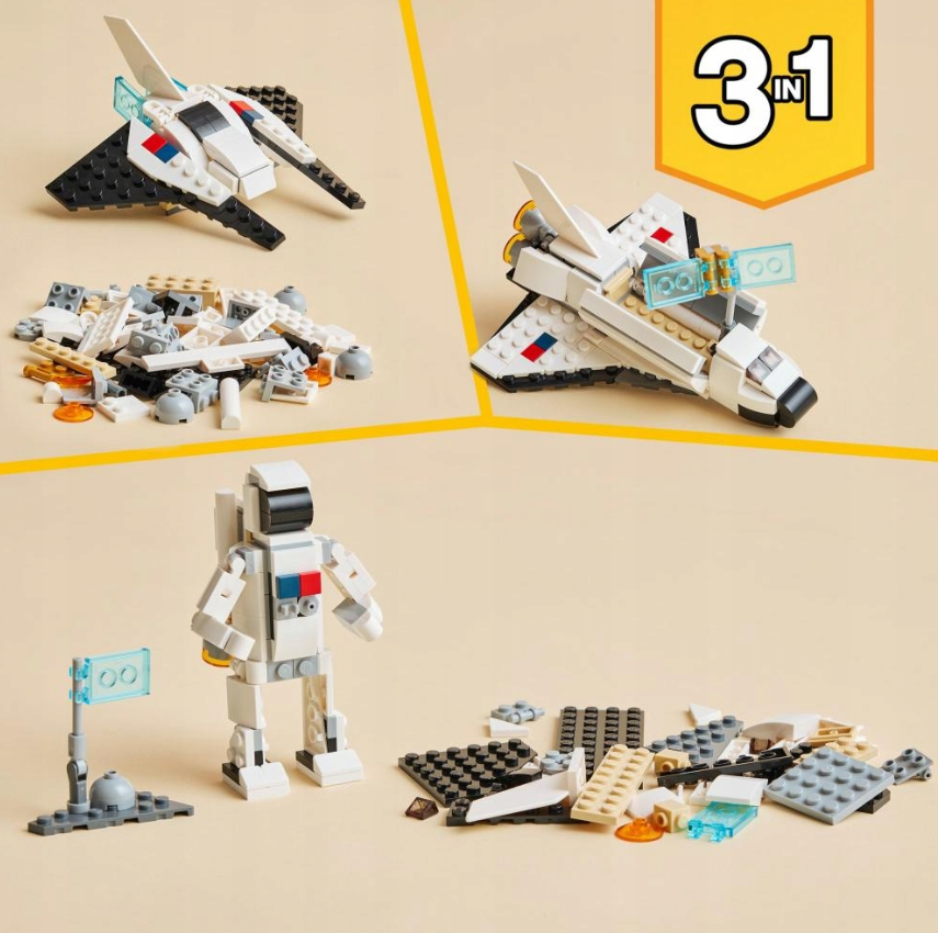 LEGO konstruktorius berniukams „Space Shuttle“