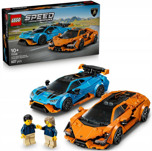 Konstruktorius LEGO „Lamborghini Revuelto ir Huracan STO“