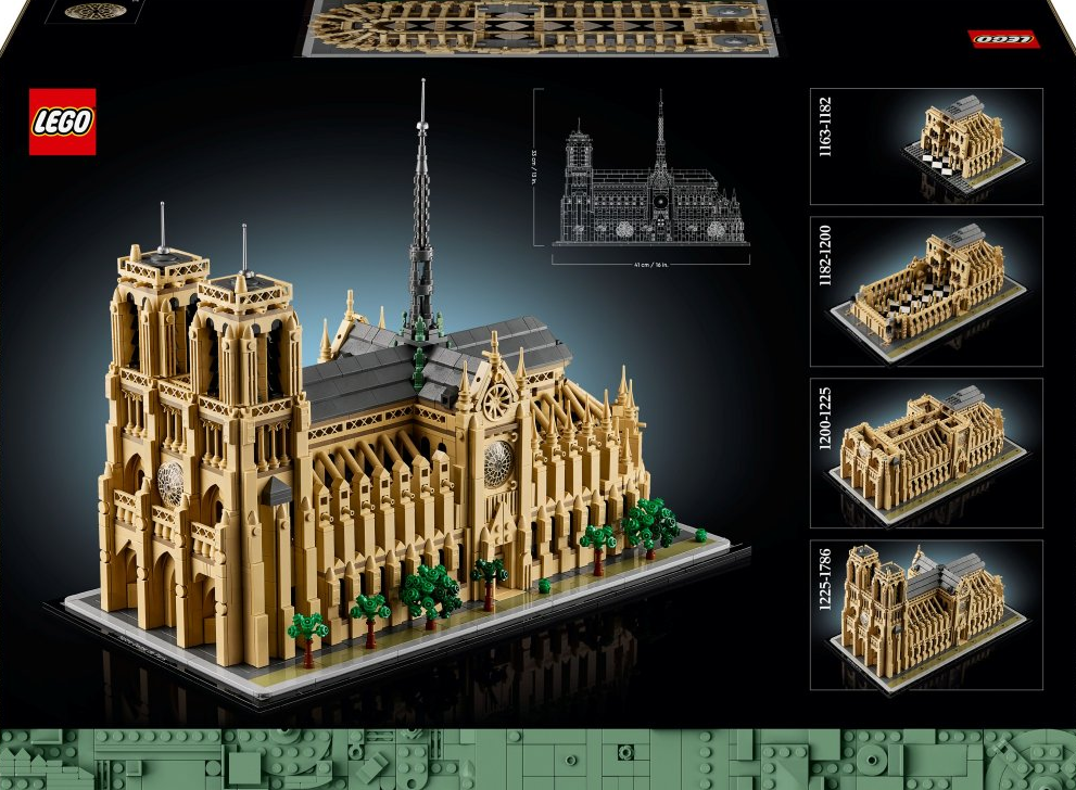 Konstruktorius suagusiems ir vyresniems vaikams „Notre-Dame de Paris“