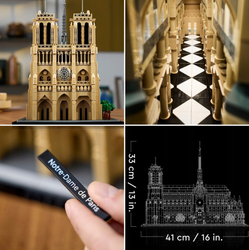 Konstruktorius suagusiems ir vyresniems vaikams „Notre-Dame de Paris“