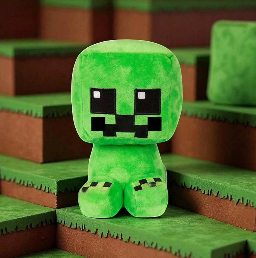 Pliušinis žaislas Minecraft – žalias personažas (Creeper)