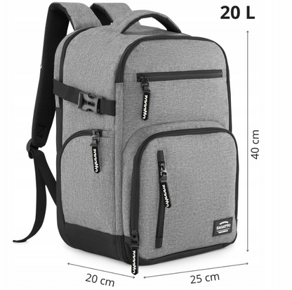 Kelioninė kuprinė 40×25×20cm – rankinis bagažas lėktuvui