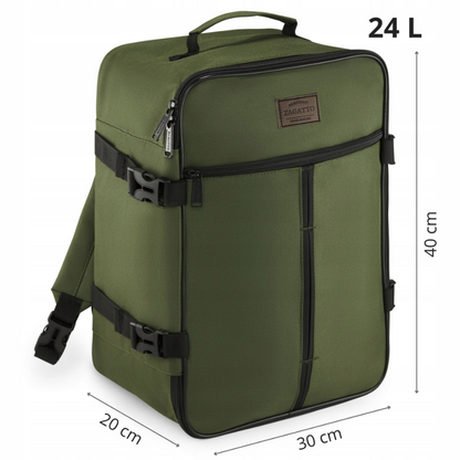 Rankinio bagažo kuprinė 40×30×20cm žalia "Zagatto"