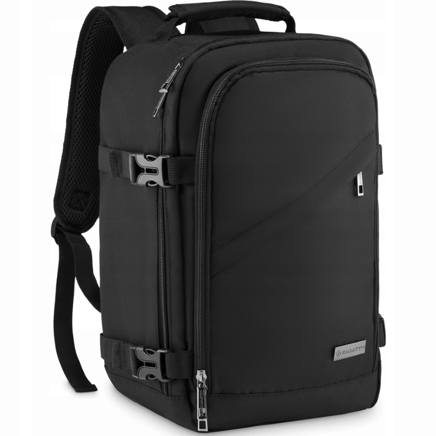 Kuprinė rankiniam bagažui "Zagatto" juoda 40×20×25cm