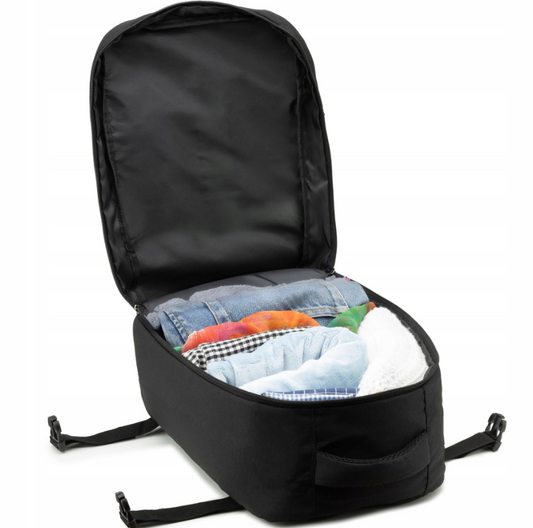 Kuprinė rankiniam bagažui "Zagatto" juoda 40×20×25cm