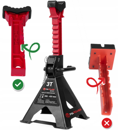 Stovai - atramos automobiliui "Mapower" 2vnt