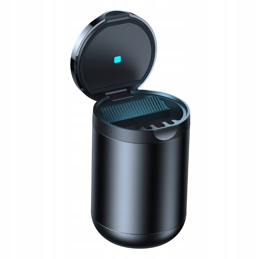 Automobilinė peleninė - šiukšlių dėžė su apšvietimu