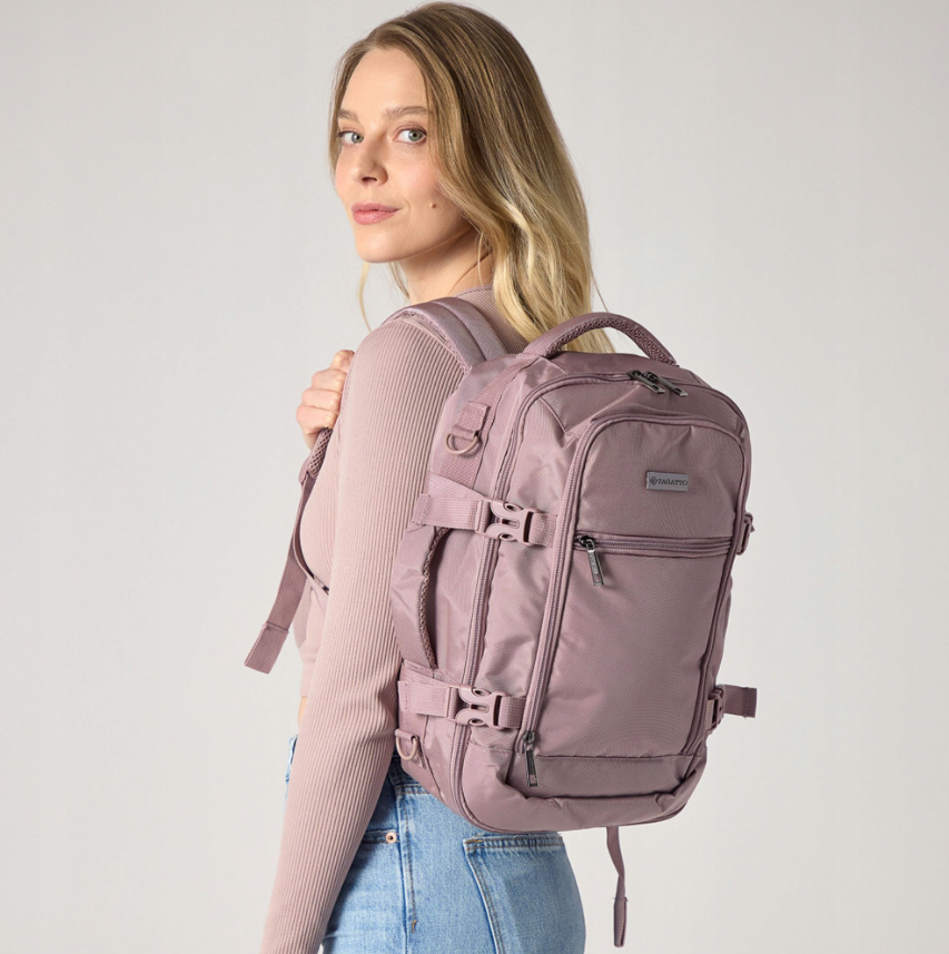 Kelioninė kuprinė / rankinis bagažas 20L Rožinė