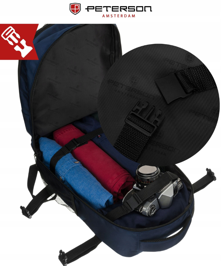 Kelioninė kuprinė - kabinos krepšys "Peterson" Mėlyna