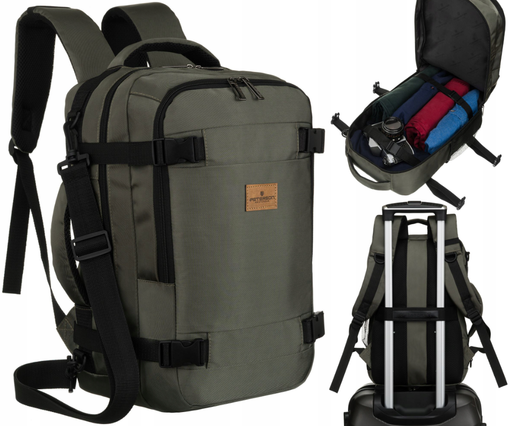 Kelioninė kuprinė - kabinos krepšys "Peterson" Khaki