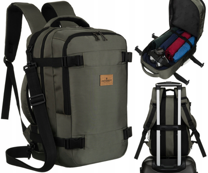 Kelioninė kuprinė - kabinos krepšys "Peterson" Khaki