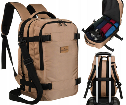 Kelioninė kuprinė - kabinos krepšys "Peterson" Ruda