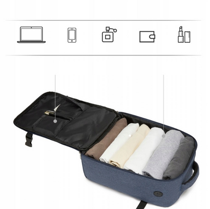 Kelioninė rankinio bagažo kuprinė 40×30×20cm