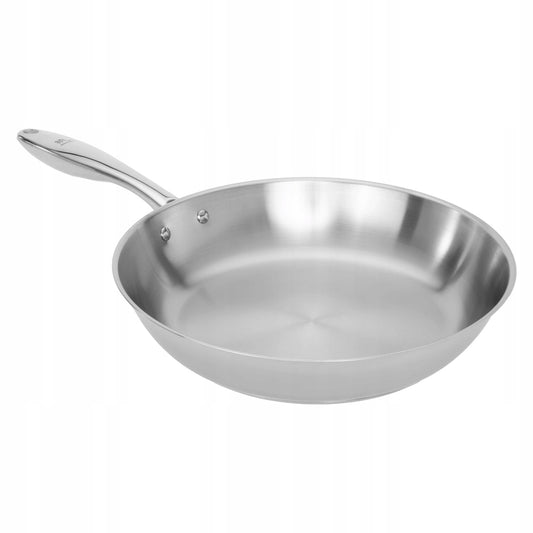 Shiori nerūdijančio plieno 304 keptuvė be dangos, skirta indukcijai, 28cm